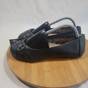 Harborsides Grape ballet flats slip-ons shoes Women 9.5 Black NWT